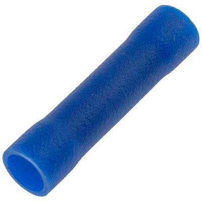 Cambridge 16-14 AWG Terminal Blue Butt Connectors, 100-Pack