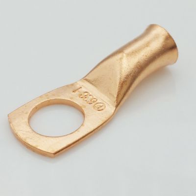Image showing  6 AWG 3/8 in. Stud Terminal Copper Ring Lug