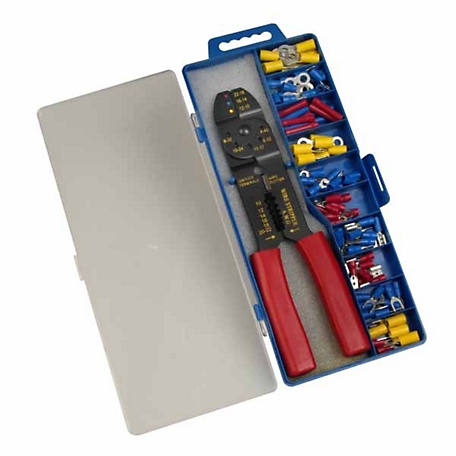 Cambridge Terminal Kit with Crimper Tool, 100-Pack