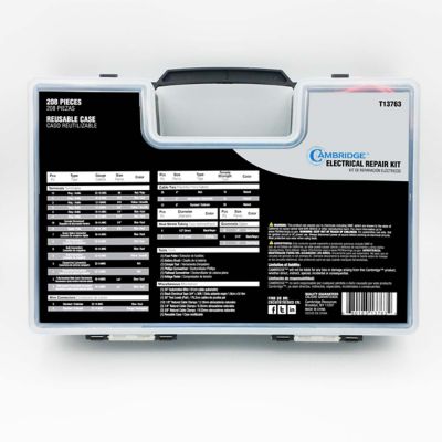Image showing  Assorted Electrical Repair Kit, 208-Pack