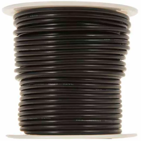 Cambridge Black Wire Spool 100 ft 12 AWG Primary Wire