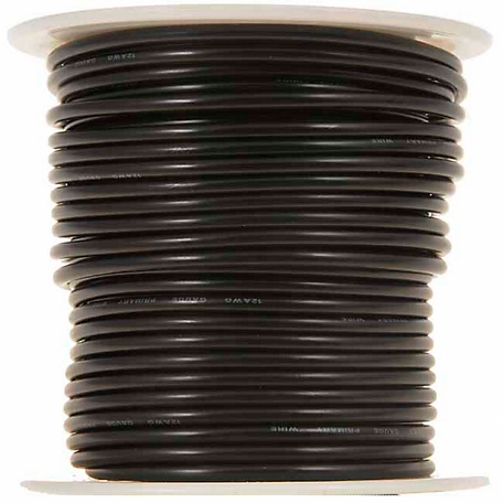 Cambridge 100 ft. 12 AWG Black Wire Spool at Tractor Supply Co.