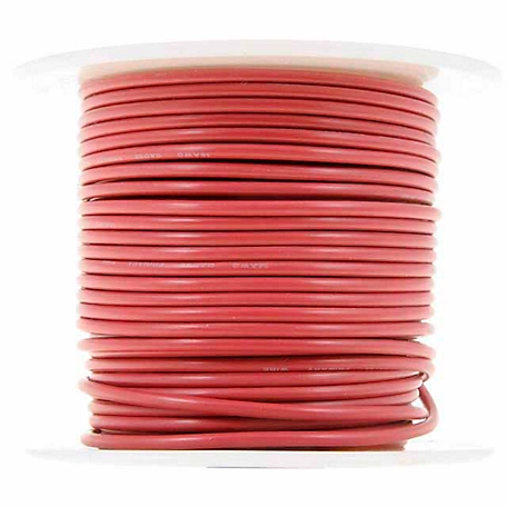 Cambridge 100 ft. 14 AWG Red Wire Spool