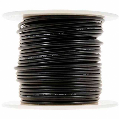 Cambridge 100 ft. 14 AWG Black Wire Spool at Tractor Supply Co.
