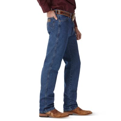 Image showing 2 th Wrangler Men's Classic Fit High-Rise Cowboy Cut Denim Jeans