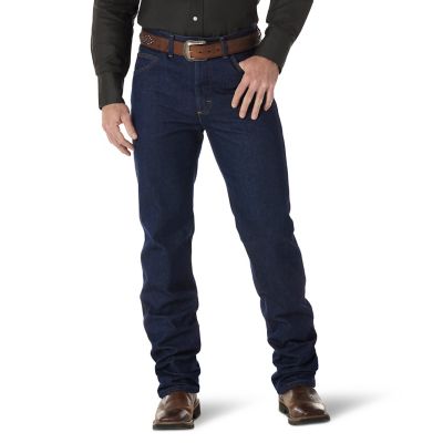 Wrangler Men's Slim Fit Mid-Rise Premium Performance Cowboy Cut Jeans