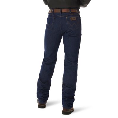 Image showing  Men's Slim Fit Mid-Rise Premium Performance Cowboy Cut Jeans