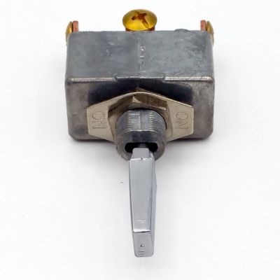 Image showing  35A Chrome Toggle Switch with Screw Terminals, 12VDC-420W