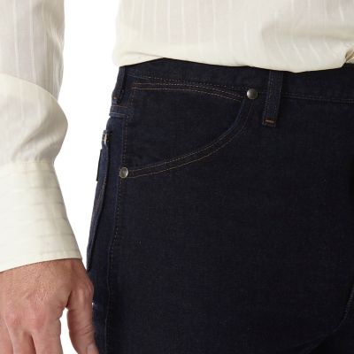 Image showing 4 th Wrangler Men's Slim Fit High-Rise Silver Edition Cowboy Cut Jeans