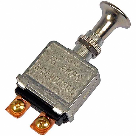 Cambridge 75A Push/Pull Metal Switch, 12VDC, 900W
