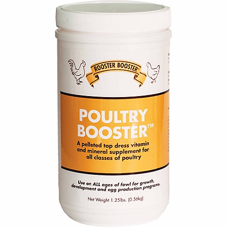 Rooster Booster Poultry Booster Vitamin and Mineral Supplement, 1.25 lb.