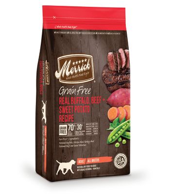 Merrick Grain Free All Life Stages Real Buffalo, Beef and Sweet Potato Recipe Dry Dog Food