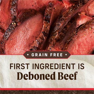 Image showing  Premium Grain Free Dry Adult Dog Food, Wholesome And Natural Kibble With Beef, Bison And Sweet Potato