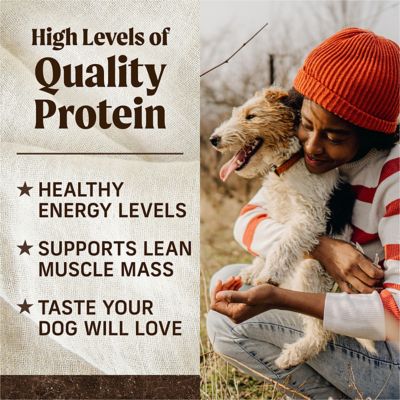 Image showing 6 th Merrick Premium Grain Free Dry Adult Dog Food, Wholesome And Natural Kibble With Beef, Bison And Sweet Potato