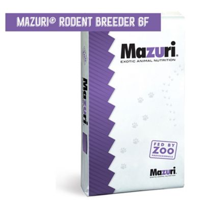 Mazuri Rodent Breeder 6F Feed, 50 lb. Bag