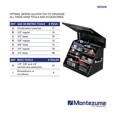 Image showing 7 th Montezuma 26 in. x 18 in. Portable Tool Box