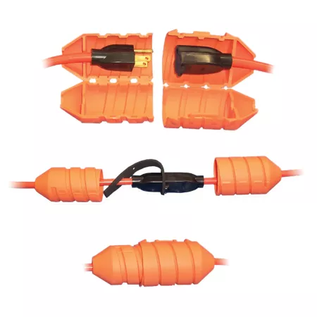 Farm Innovators Orange Waterproof Extension Cord Connector Feeder & Waterer Parts