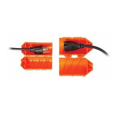 Image showing  Water Tight Cord Connect Extension Cord Connector, Orange