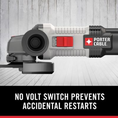 Image showing 5 th PORTER-CABLE 4-1/2 in. Diameter 6A Small Angle Grinder, 3-Position Side Handle