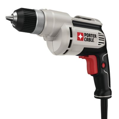 PORTER-CABLE PC600D 3/8 in. 6.5A Corded Drill, 0-2,500 RPM Variable Speed