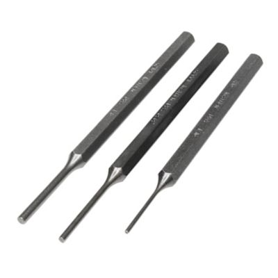 Image showing  Assorted Short Pin Punch Set, Carded, 1/16 in., 3/32 in. and 1/8 in., 3 pc.