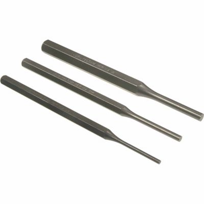 F 93111 PITTSBURGH Long Drive Pin Punch Set 5 Piece Carbon steel black oxide 