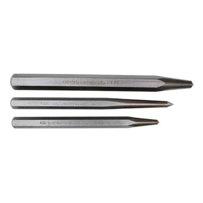 Mayhew Assorted Center Punch Set, Carded, 3 pc.