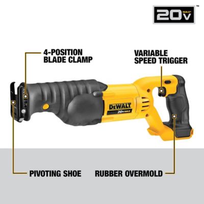 Image showing  20V Max Cordless Brushed Lithium Reciprocating Saw
