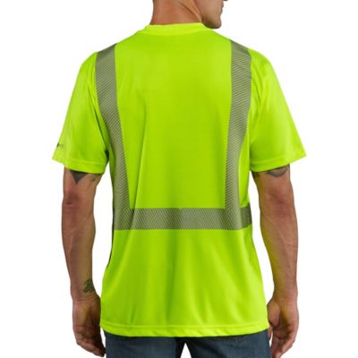 Carhartt Men's Force High-Visibility Short-Sleeve T-Shirt, Class 2 