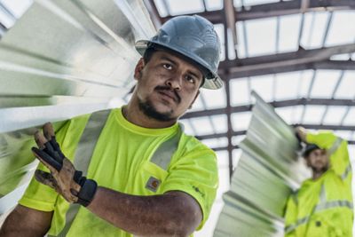Image showing  Men's Force High-Visibility Class 2 Short-Sleeve Work T-Shirt, 100495-323