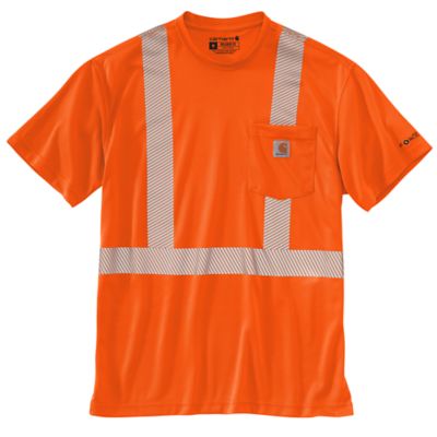 Image showing  Men's Force High-Visibility Class 2 Short-Sleeve Work T-Shirt
