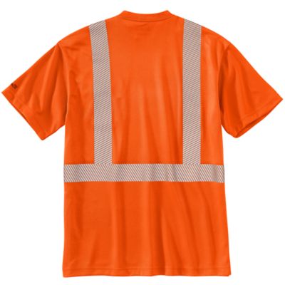 Image showing  Men's Force High-Visibility Class 2 Short-Sleeve Work T-Shirt