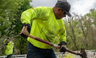 Image showing  Men's Force Color Enhanced Long-Sleeve Pocket T-Shirt