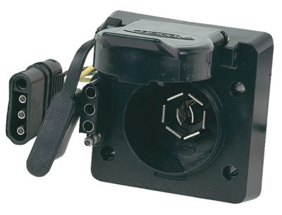 Image showing  4-Wire Flat to 7-RV Blade and 4-Wire Flat Multi-Tow Connector