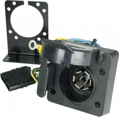 Image showing  4-Wire Flat to 7-RV Blade and 4-Wire Flat Multi-Tow Connector