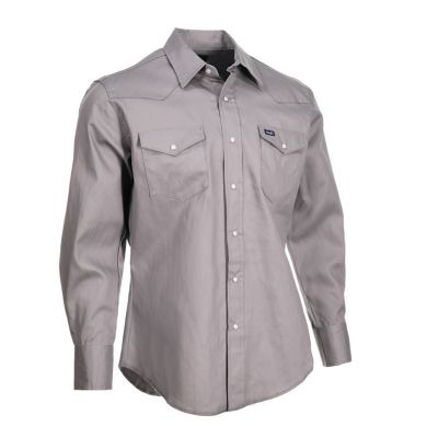 Image showing Wrangler Men's Cowboy Cut Western Firm Finish Work Shirt