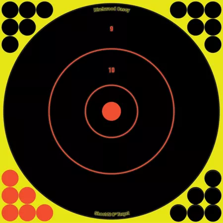 Birchwood Casey Shoot-N-C Round Targets 12 in Pack of 5 Shooting Targets