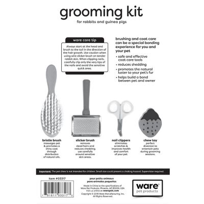 Image showing  4 pc. Grooming Kit for Small Pets