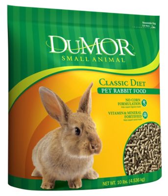 DuMOR Classic Diet Corn-Free Pet Rabbit Food, 10 lb.