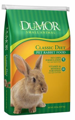 DuMOR Classic Diet Corn-Free Pet Rabbit Food, 20 lb.