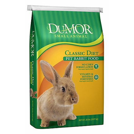 DuMOR Classic Diet Corn-Free Pet Rabbit Food, 20 lb.