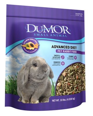 DuMOR Advanced Diet Pelleted Pet Rabbit Food, 10 lb. Bag