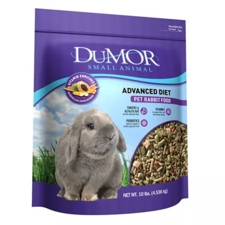 DuMOR Advanced Diet Pelleted Food for Pet Rabbits 10 lb Bag Rabbit Food