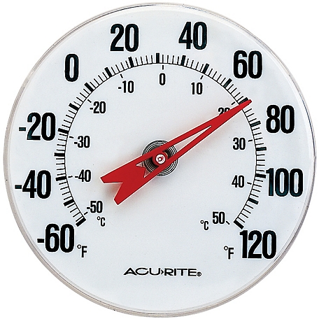 AcuRite 5 in. Indoor/Outdoor Thermometer, 346GWDI