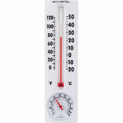 AcuRite 8.25 in. Thermometer with Humidity This thermometer worked as advertised