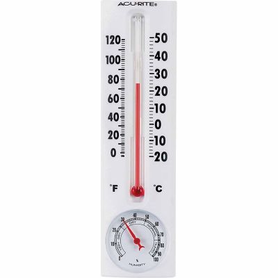 AcuRite 8.25 in. Thermometer with Humidity