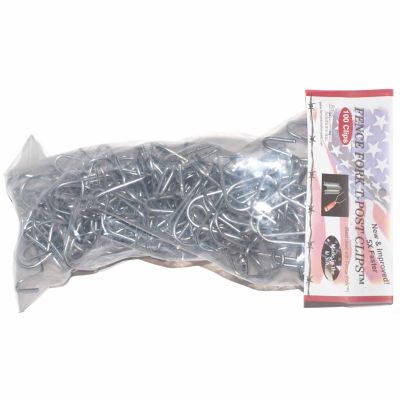 Fence Fork T-Post Clip 100 Pack Fence Solutions 
