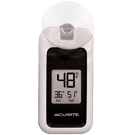 AcuRite Digital Window Thermometer with Suction Cup