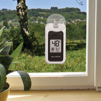 Image showing  Digital Window Thermometer with Suction Cup