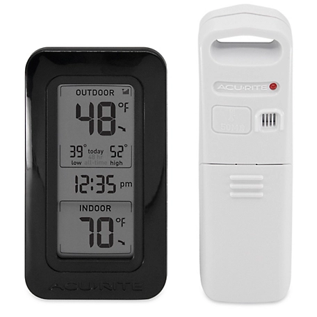 Digital Thermometer: Indoor/Outdoor, Indoor Temp, Outdoor Temp